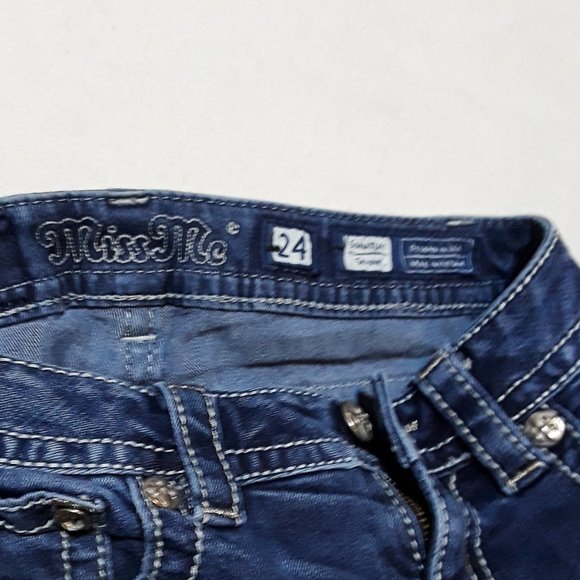 Miss Me Signature Skinny Denim Jeans- Womens Sz 24 NWOT - Picture 7 of 7
